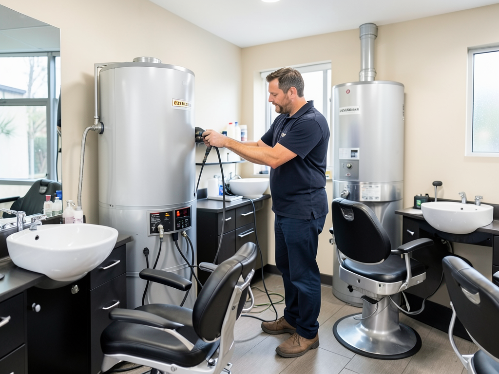 Planning the plumbing for a new hair salon or home