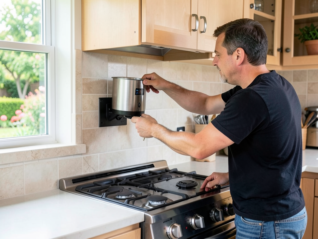The best way to add a pot filler to your rose gard